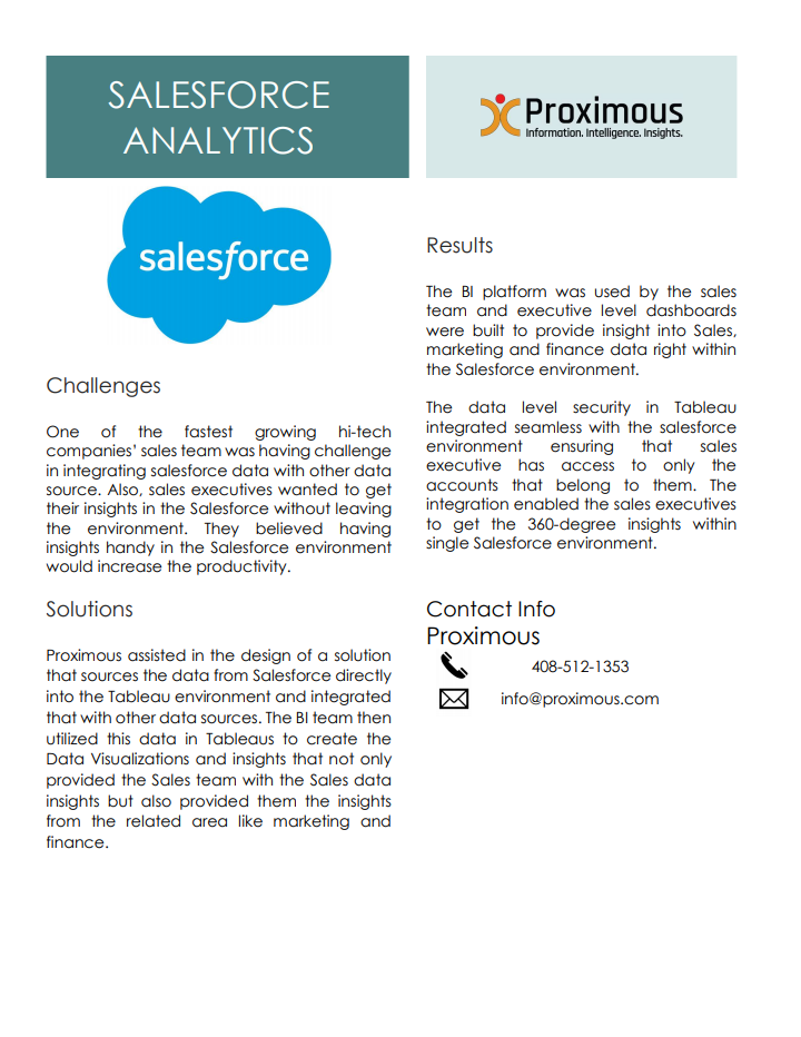 Salesforce-Analytics